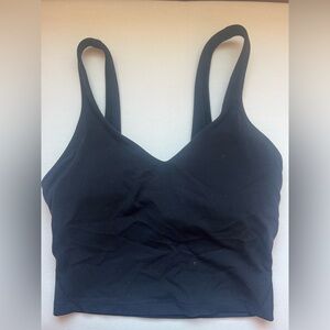 lululemon Align™ Tank Top Light Support, A/B Cup in black, size 0 for $30.